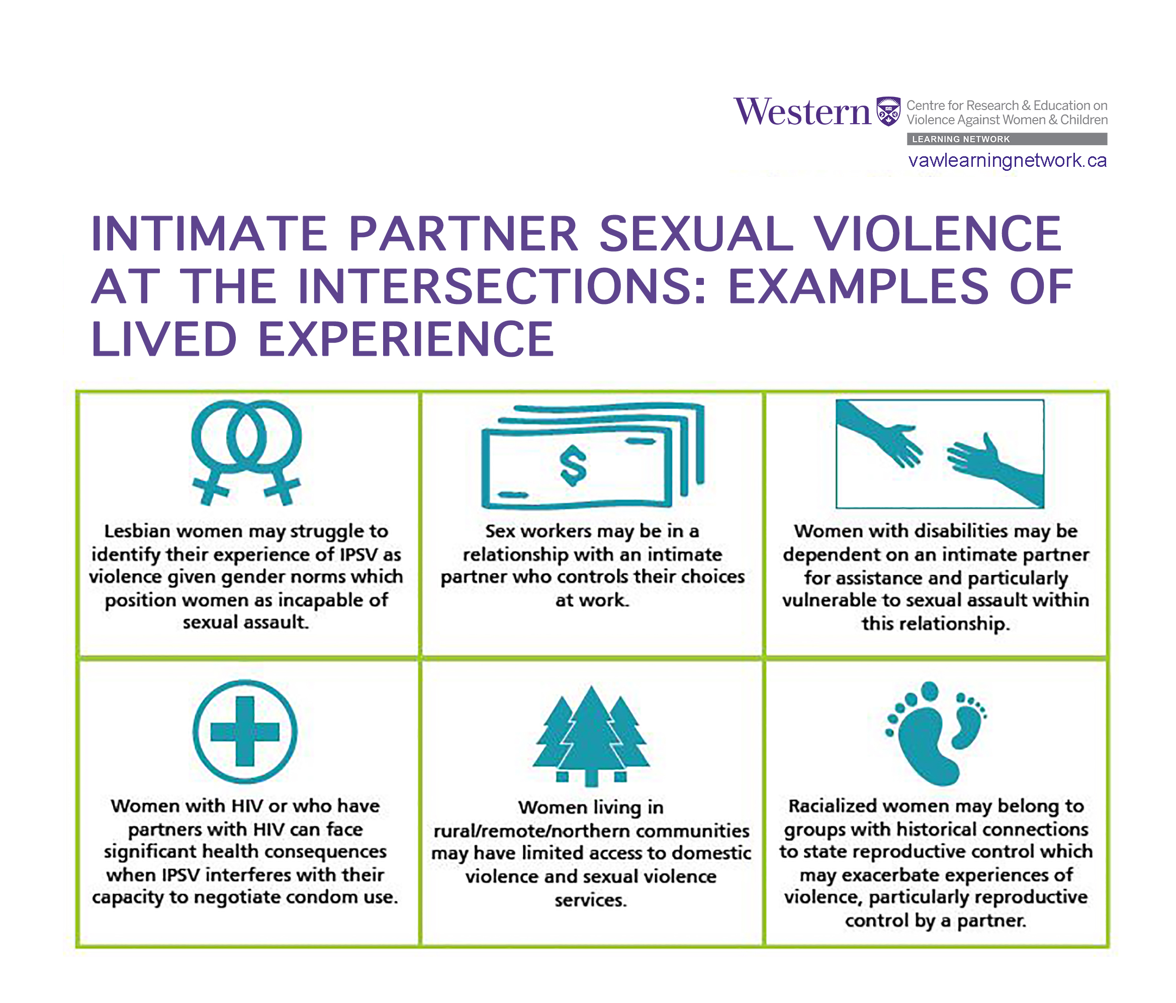 Intimate Partner Sexual Violence At The Intersections Examples Of Lived Experience Learning 3050